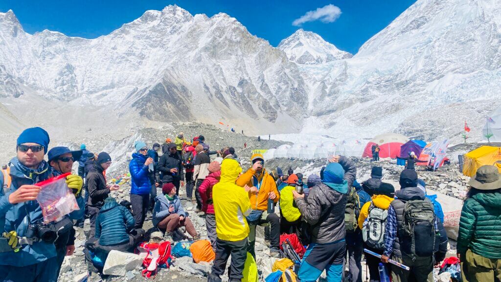 Spring Season Everest base camp