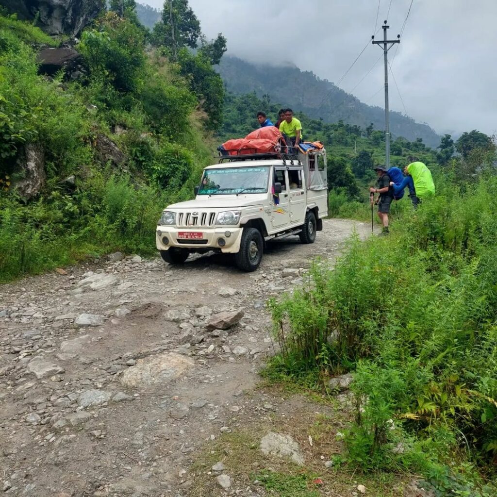 Kathmandu to Machha Khola Private Jeep