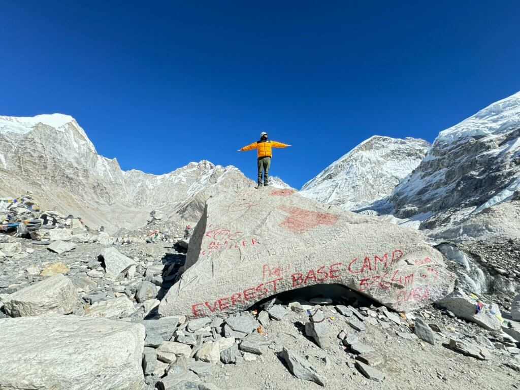 Altitude sickness during Everest base camp trek