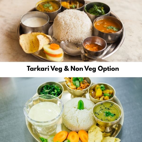 Tarkari Veg & Non Veg Option