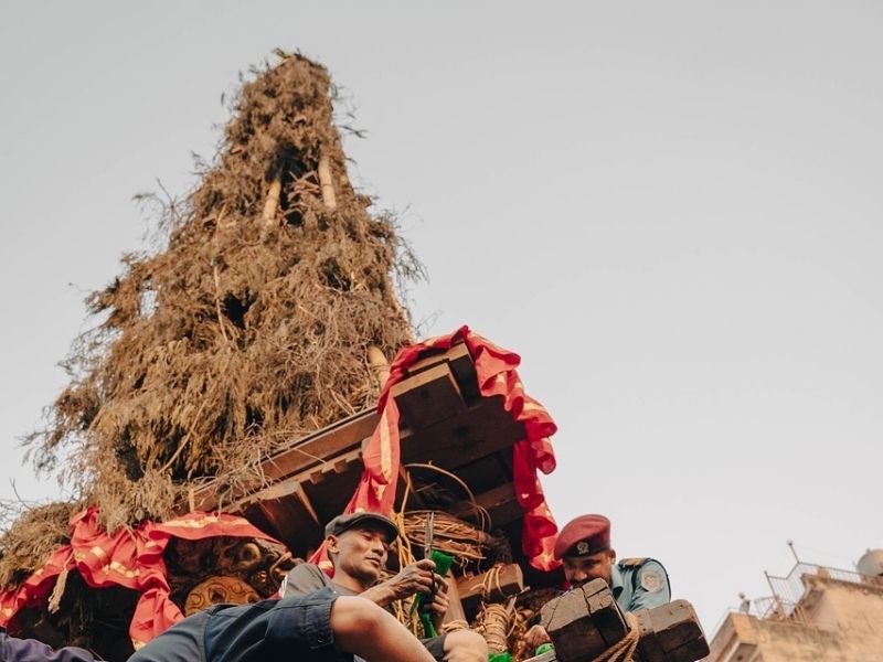 Nepal Trip In September 2025 | Weather, Culture & Trek Guide 2 Indra Jatra Chariot
