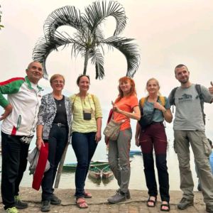Our Trekking Group are Enjoying on Pokhara Phewa Lake
