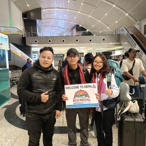 Tribhuwan international Airport Welcoming to Guest