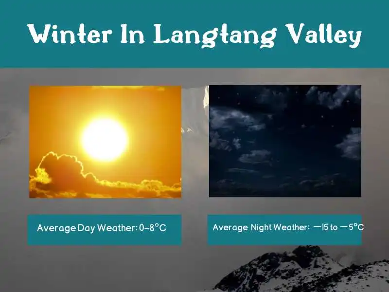 Average Weather Condition During Winter In Langtang Valley