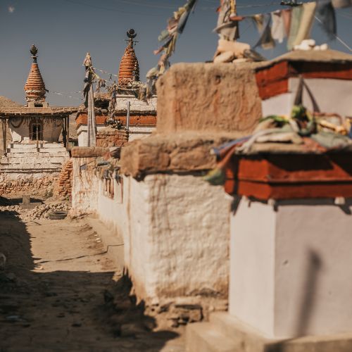 Mustang Region of Nepal 3 Stupa in Mustang