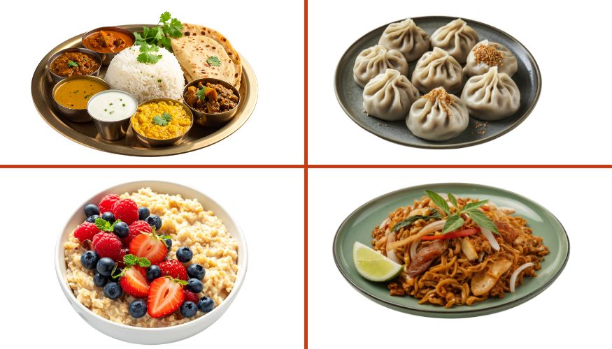 Foods while trekking in Nepal