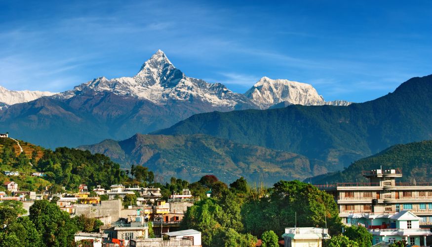 Mountain view from pokhara