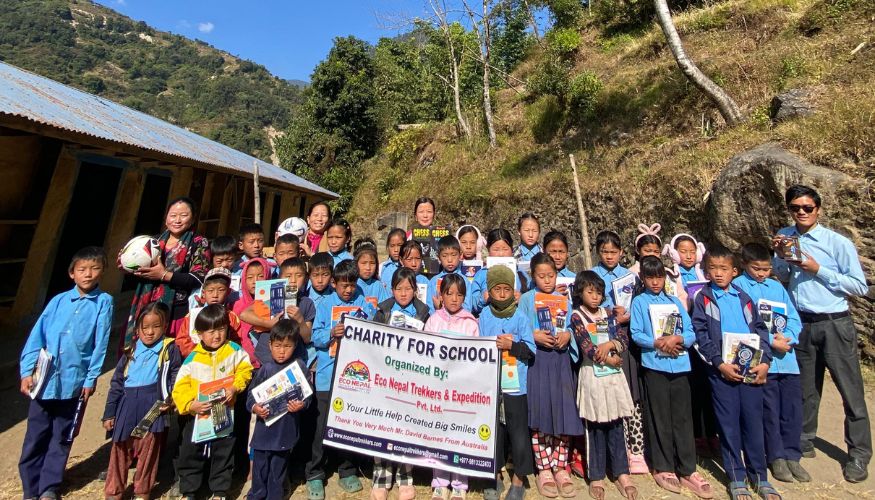 Our Charity Work Done In Remote Village With The Collaboration From Our Australian Client David