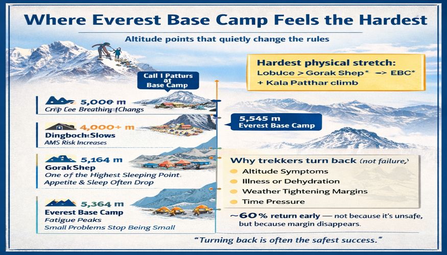 Is Everest Base Camp Dangerous? 2 where is everest base camp is hardest