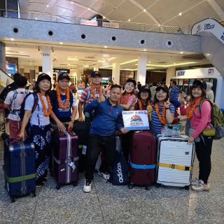 Arrival welcome in kathmandu