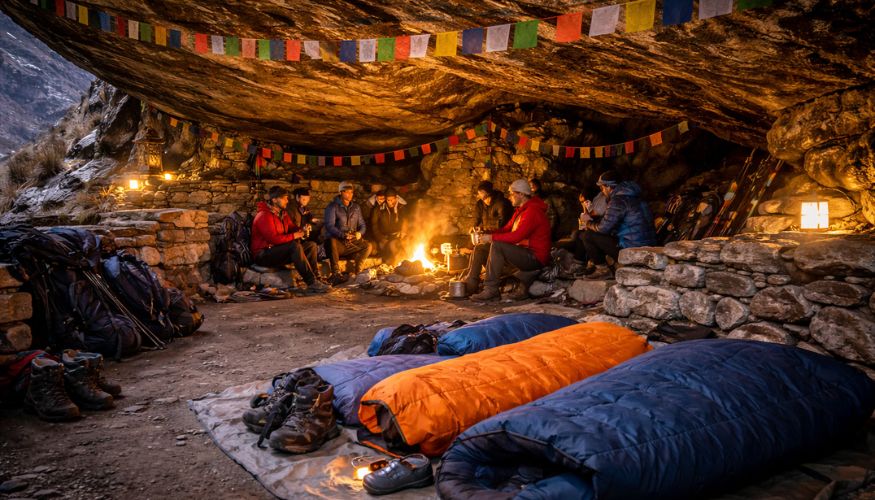 Before teahouses existed, trekkers and mountaineers sheltered in Hinku Cave along the Annapurna trail.