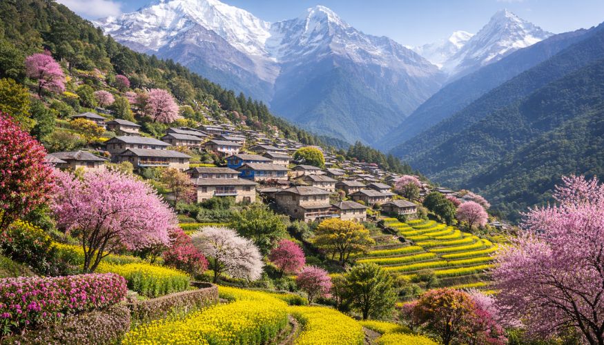 Ghandruk Village 2 Ghandruk Village in Spring