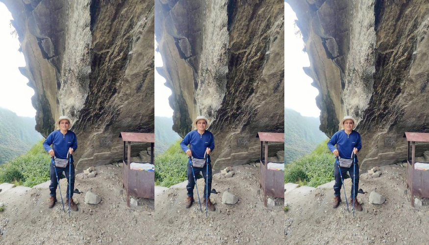 Hinku Cave while trekking to Annapurna Base Camp