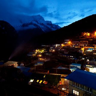 Namche Bazar in Night