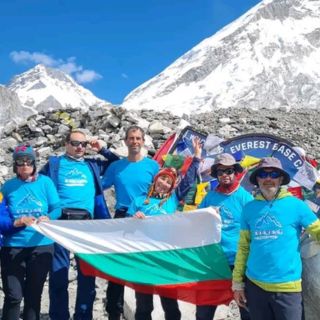 Out Team at Everest Base Camp