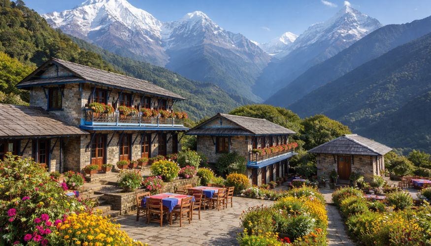 Ghandruk Village 3 Traditional Gurung Homestay in Ghandruk