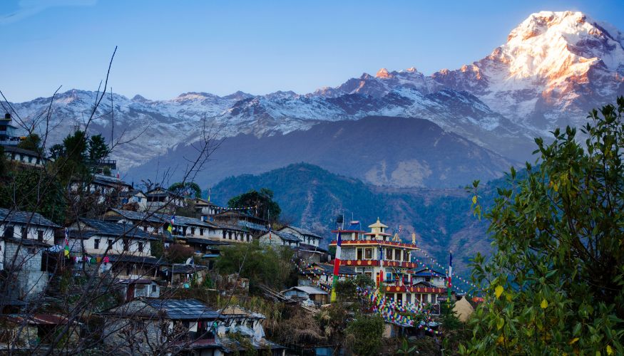 Ghandruk Village 1 View from Ghandruk Village
