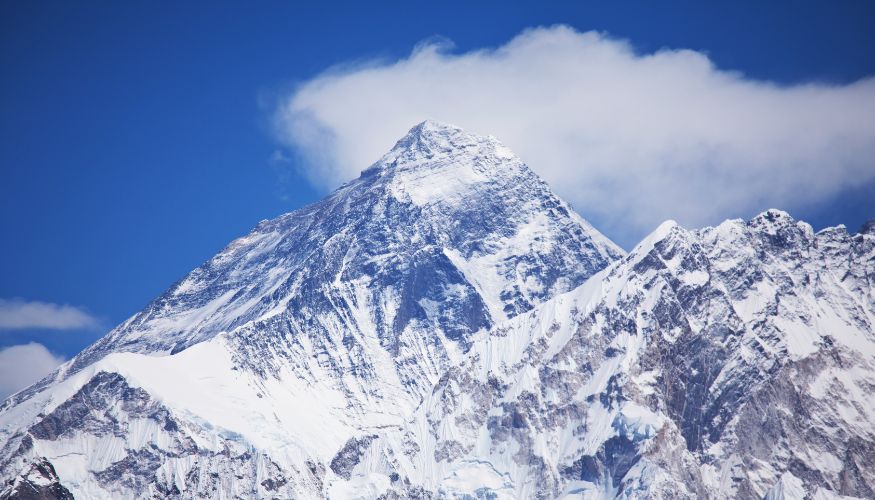 World highest mountain Mt. Everest