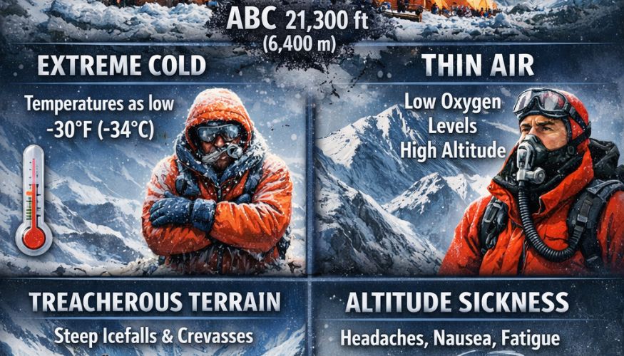 Challenges of Reaching Advanced Base Camp