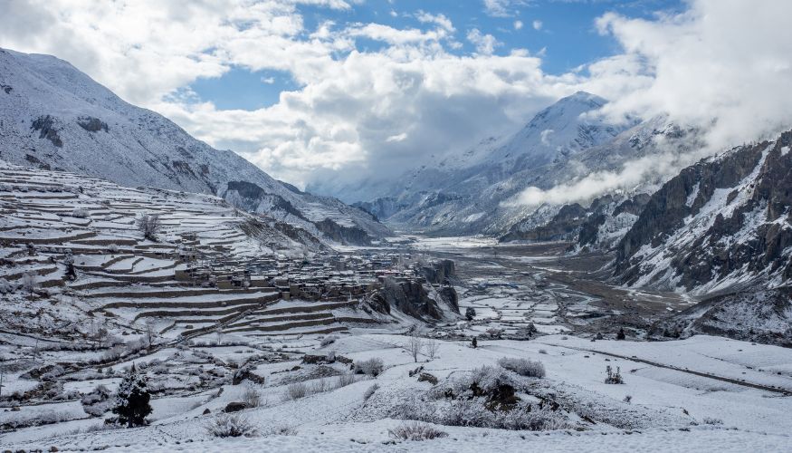 Manang Annapurna Circuit 4 Manang in Winter