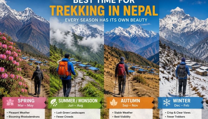Best time for trekking in Nepal