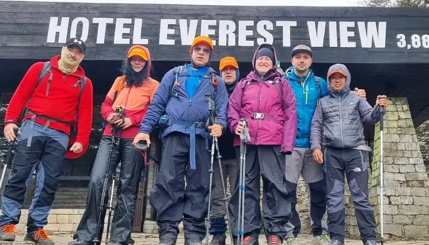 Everest Base Camp Trek Itinerary 3 Hike to Hotel Everest View on Rest day at Namche