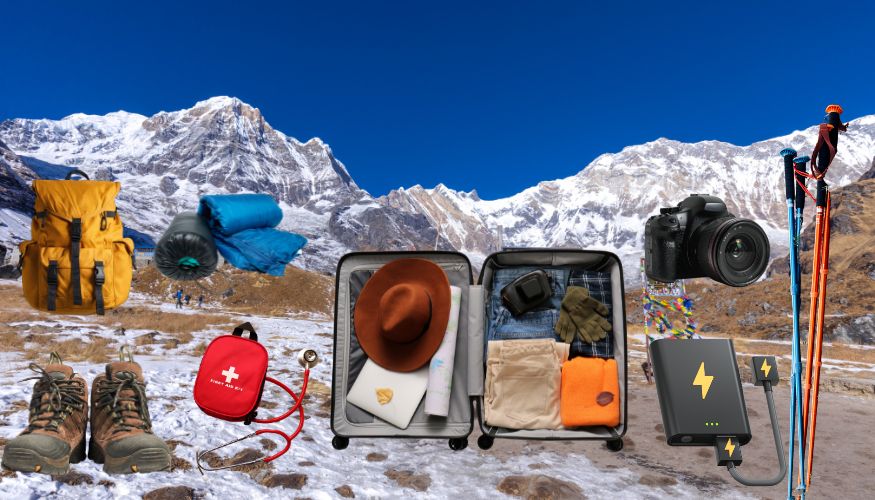 Annapurna Base Camp Trek Packing List at a Glance 