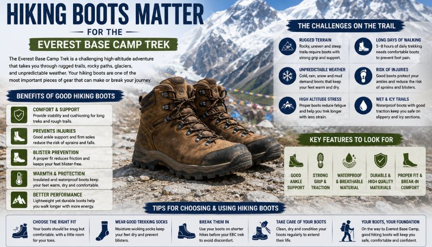 Best Hiking Boots for Everest Base Camp Trek 2 Benefits of choosing good hiking boots