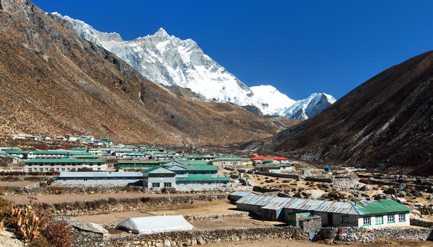 Dingboche Village On Everest Base Camp Trek