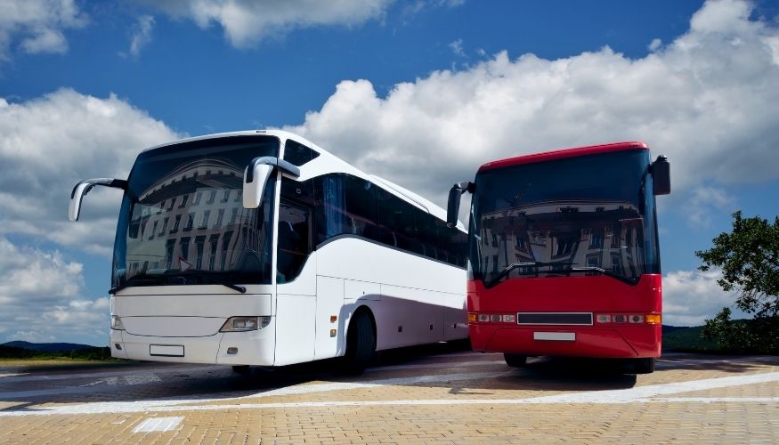 Tourist bus for pokhara