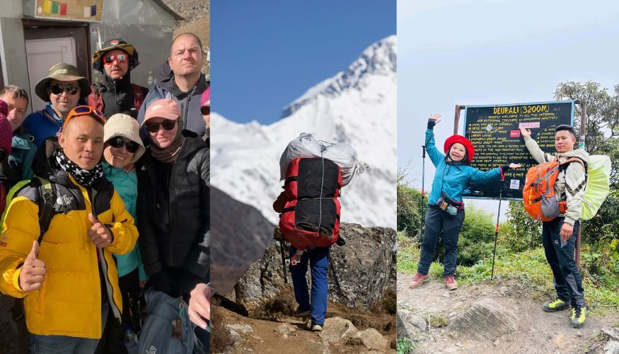 Guides and Porters in Nepal