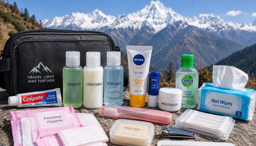 Toiletries and Personal Care Packing List for Annapurna Circuit Trek